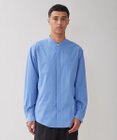 UNFILO MENS コンフォート バンドカラーシャツ  [24年秋冬商品]