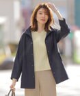J.PRESS LADIES S 【洗える・撥水】ドライツイルストレッチ フーディ アウター