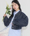 earth music&ecology ショートデニムジャケット