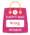 Wing 【HAPPY BAG】　Wing　（インナー　２枚セット／カップ付き1枚・カップなし1枚）