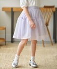 組曲 KIDS 【150-160㎝】シアーチェック スカート