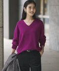 23区 【見上愛さんコラボカラー/VERY掲載】カシミヤブレンド Vネック ニット