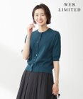 J.PRESS LADIES 【WEB限定カラーあり・洗える・抗菌防臭】コットンアセテート カーディガン