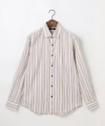 JOSEPH ABBOUD 【リネンブレンド】コットンリネン ボイルコード シャツ