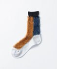 TRICOTE バイカラーファーソックス