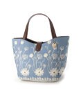 UNBILLION cachecache 花刺繍トートバッグL