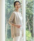 J.PRESS LADIES L 【洗える・UVケア】サマー カーディガン
