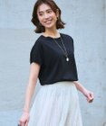 23区 L 【新色追加/見上愛さん着用/BAILA掲載】レーヨンポリエステルストレッチ プルオーバー ニット