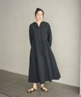 #Newans 【撥水加工/洗濯機可能】ドルマンスリーブドロストワンピース