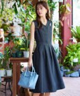 Tiaclasse 【洗える】ツイードタックワンピース