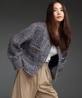 23区 【滝沢眞規子さん着用】GIOLICA ボタン ツイード ジャケット