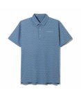 ZERO HALLIBURTON 【吸水速乾・UVケア】 ZHモノグラムジャガードポロシャツ ZHG-M5S6 82951