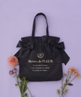 Maison de FLEUR ダブルリボンギャザートートバッグ