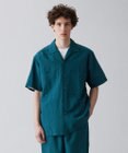 UNFILO MENS ライトリネン オープンカラーシャツ [23年春夏商品]