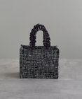 Maison de FLEUR EC限定ツイードフリルスクエアトートSバッグ
