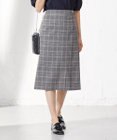 J.PRESS LADIES 【洗える】杢チェック スカート