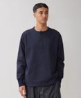 UNFILO MENS コットン ヘンリーネックTEE [23年秋冬商品]