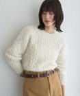 YECCA VECCA フェザーモールニット