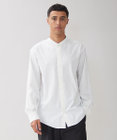 UNFILO MENS コンフォート バンドカラーシャツ  [24年秋冬商品]