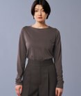 uncrave アルビニスタシフォン ボートネック カットソー（uncrave STANDARD）