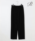 23区 【R(アール)】クリスピーリネンストレッチ パンツ