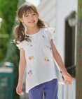 組曲 KIDS 【110-140㎝】フラワーエンブロイダリー チュニック