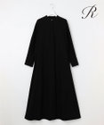 23区 【R(アール)】クリスピーリネンストレッチ 長袖ワンピース