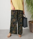 CRAFT STANDARD BOUTIQUE レーヨン総柄ワイドパンツ
