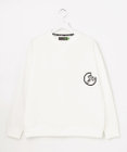 PW CIRCULUS 【MEN】【洗える】ロゴ クルーネック スウェット
