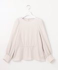 自由区 L パウダリーツィルパフスリーブ ブラウス