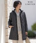 J.PRESS LADIES L 【WEB限定カラーあり・2way】コンパクトタフタキルティング  フーデッド コート
