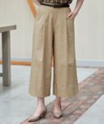 Tiaclasse ストレッチタックワイドパンツ