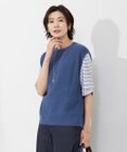 J.PRESS LADIES L 【洗える】コットンアセテート畦 ニットベスト
