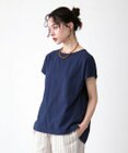 J.PRESS YORK STREET 【WOMEN】バックファブリックコンビ　プルオーバー