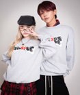 WEGO 【ユニセックス着用ITEM/MLサイズ展開】ハートモチーフプルオーバー