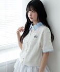 WEGO キンボタンエリツキケーブルニット