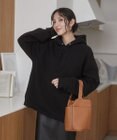 WEGO 【ユニセックス着用ITEM/裏起毛】リラックスフィットスウェットプルパーカー