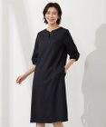J.PRESS LADIES 【セットアップ対応・洗える・UVケア・速乾】 OXIJEWELストレッチ ワンピース
