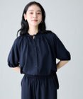 ANY 楽映えフリルネックブラウス（セットアップ着用可）