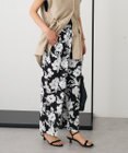 CRAFT STANDARD BOUTIQUE レーヨン総柄ワイドパンツ