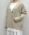 UNFILO 【軽量】コットンミックスニット カーディガン