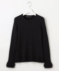 自由区 【PREMIUM KNIT COLLECTION】フリンジリブ ニット