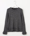 自由区 【PREMIUM KNIT COLLECTION】フリンジリブ ニット