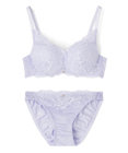 San-ai Resort（三愛水着楽園） 【northerly bra フィットシリーズ 谷間メイク】 カシュクールレースモールド ブラジャー＆ショーツSet B～Fカップ