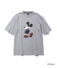 J.PRESS MEN 【DISNEY COLLECTION】【UNISEX】フロントイラストTシャツ / ミッキーマウス