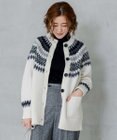 23区 フェアアイル カーディガン