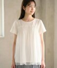 Feroux 【汗ジミが目立たない・洗える】バルーンチュール Tシャツ