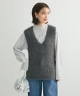 Green Parks ・Ｐｅｔｉｔ　Ｆｌｅｕｒ　シャギーＶネックベスト