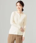 SHARE PARK LADIES リブクルーネックカーディガン