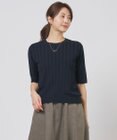 J.PRESS LADIES L 【アンサンブル着用可】Rayon Elite Stretch クルーネック ニット